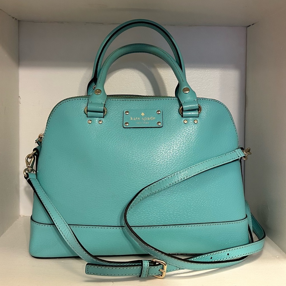 Kate Spade Turquoise leather purse